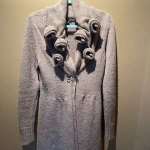 Katherine Barclay long feminine sweater coat